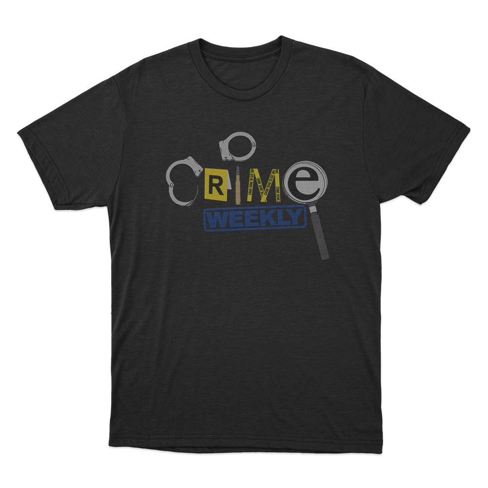 Crime Weekly Logo Unisex T Shirt Black Crime Weekly Logo Unisex T Shirt Black