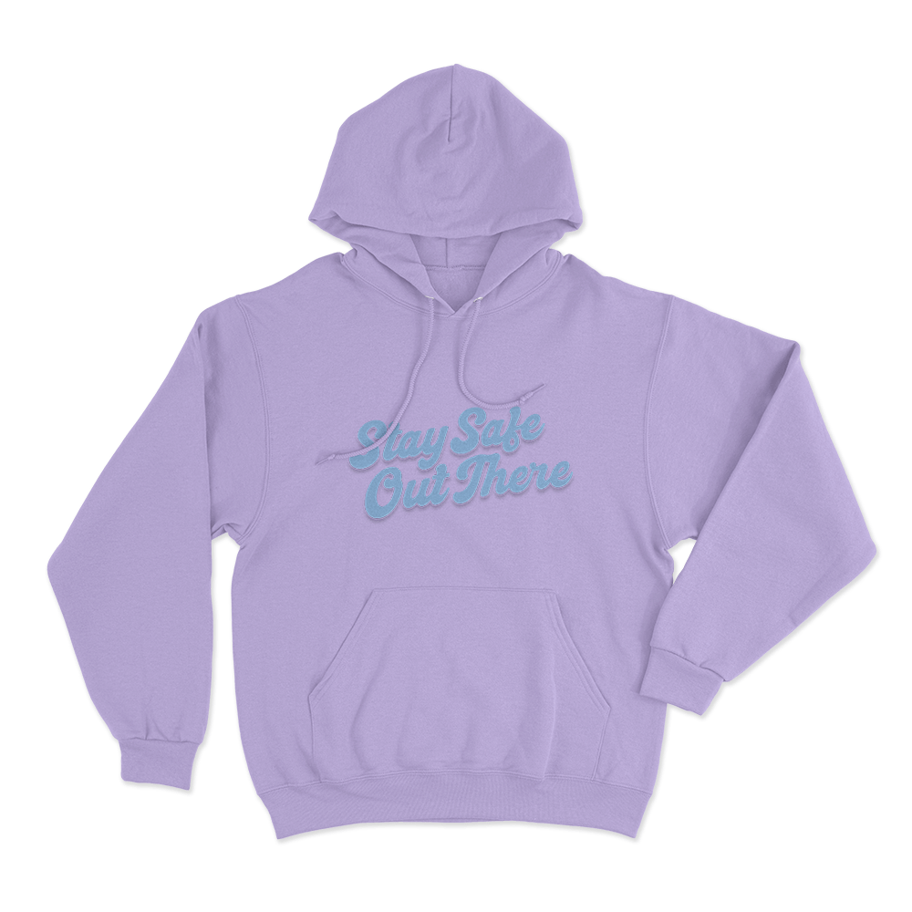 Stay Safe Out There Unisex Hoodie Purple Stay Safe Out There Unisex Hoodie Purple