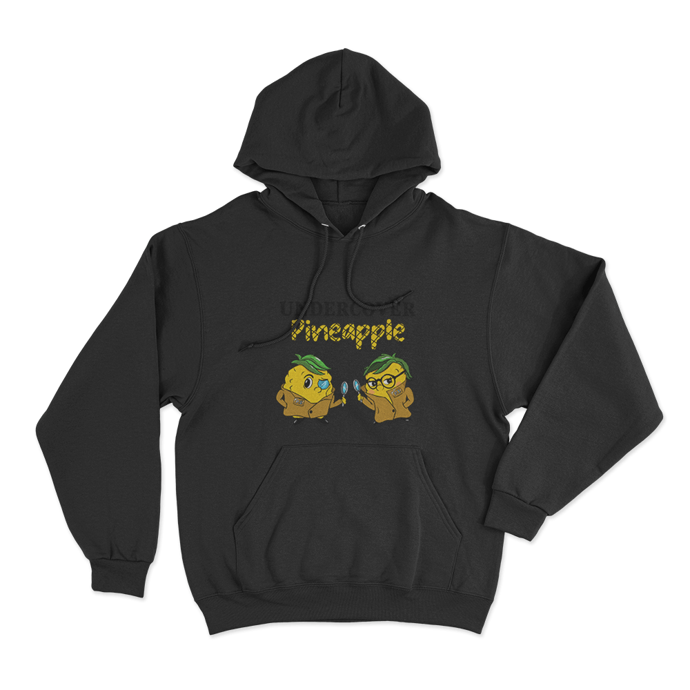 Undercover Pineapple Unisex Hoodie Black Undercover Pineapple Unisex Hoodie Black