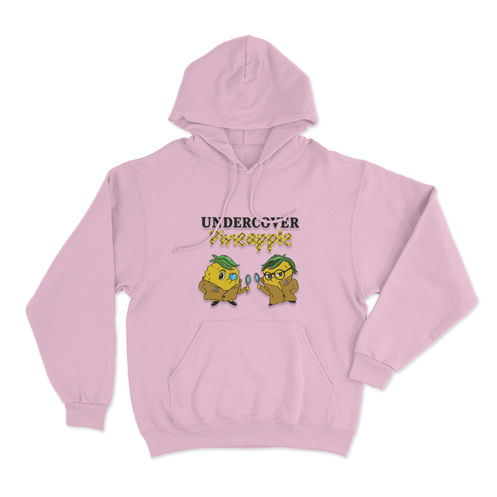Undercover Pineapple Unisex Hoodie Pink Undercover Pineapple Unisex Hoodie Pink